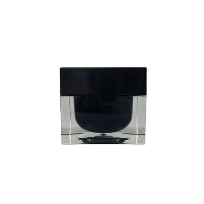 Les pots cosmétiques de Matt Lid 10g ajustent les conteneurs en plastique de maquillage ont métallisé extérieur