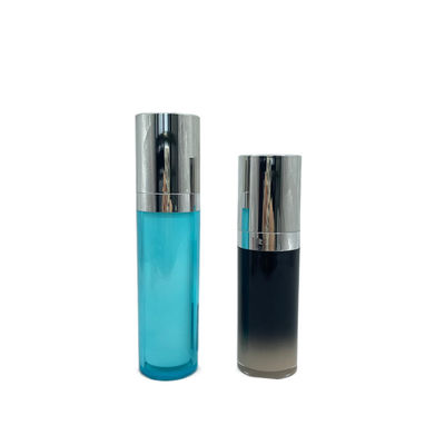 Preuve progressive cosmétique acrylique de fuite d'ABS de décoloration de la bouteille 15ml de pompe pour la lotion