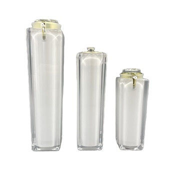 Presse cosmétique carrée 100ml de doigt d'emballage de bouteille de pompe d'ABS