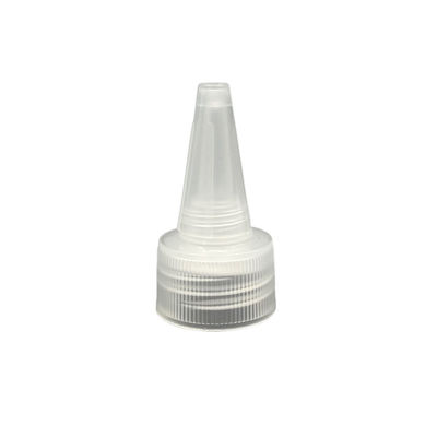 28/410 24/410 vis en plastique blanche supérieure des capsules de torsion pp avec le cache anti-poussière
