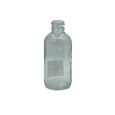 le cosmétique en verre du rond 120ml met la couleur en bouteille adaptée aux besoins du client pour le soin personnel