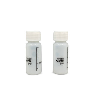 Le chapeau blanc en plastique de la bouteille 10ml de petit HDPE a adapté la couleur aux besoins du client une utilisation de temps pour la lotion