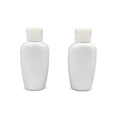 Bouteille en plastique 50ml plat de pompe d'ANIMAL FAMILIER de style aplati aux pôles empêcher l'oxygène avec le chapeau