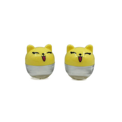Conception de bande dessinée de la crème 5g Mini Plastic Small Travel Jar picoseconde de bébé