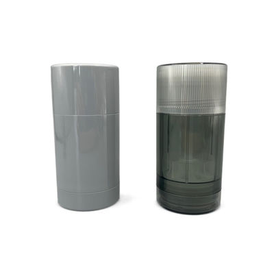tubes de rond de protection solaire d'as/pp de 75g Gray Empty Deodorant Stick Container