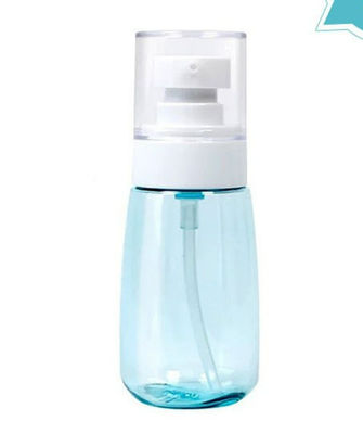 Le soin personnel 60ml bleu transparent Petg mettent le pulvérisateur en bouteille ultra fin