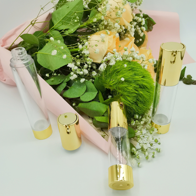 bouteille de pompe privée d'air mince de 15ml 20ml 30ml pour l'emballage cosmétique