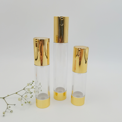 bouteille de pompe privée d'air mince de 15ml 20ml 30ml pour l'emballage cosmétique