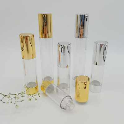 bouteille de pompe privée d'air mince de 15ml 20ml 30ml pour l'emballage cosmétique