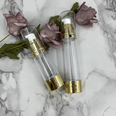 15ml, 30ml, bouteille privée d'air de pompe d'emballage des soins de la peau 50ml