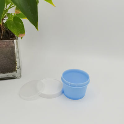 La tasse cosmétique matérielle mono de glace du pot 50ml 100ml 200ml 250ml de pp forment le pot de soin personnel