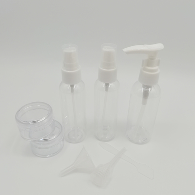 Sac de lavage adapté aux besoins du client par entonnoir de compte-gouttes de cuillère de pompe pour la bouteille de jet de voyage de pot de crème