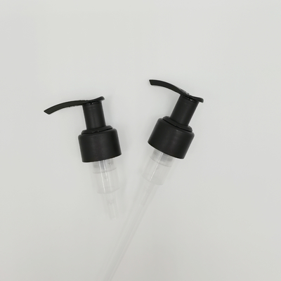 Pompe à lotion en plastique PP finition mate couleur noire 24/410
