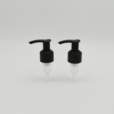 Pompe à lotion en plastique PP finition mate couleur noire 24/410