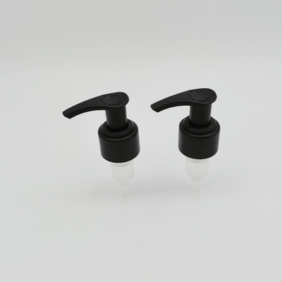 Pompe à lotion en plastique PP finition mate couleur noire 24/410