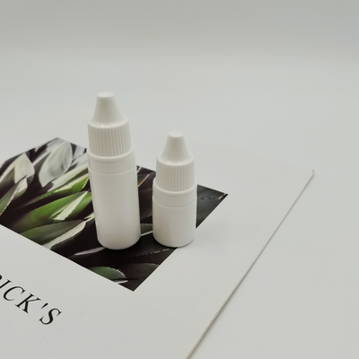 bouteille liquide en plastique de compte-gouttes d'oeil de PE de 5ml 10ml avec le chapeau et la pointe inviolables