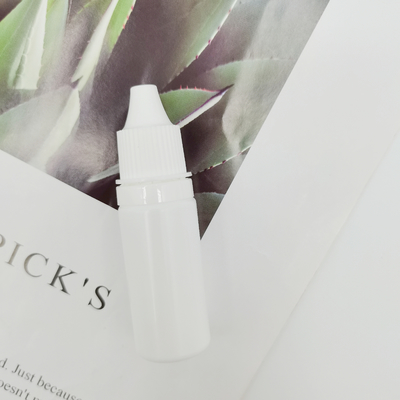 bouteille liquide en plastique de compte-gouttes d'oeil de PE de 5ml 10ml avec le chapeau et la pointe inviolables