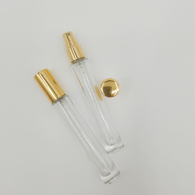 Pulvérisateur en aluminium entier de pompe de parfum du chapeau 13/410 avec la bouteille en verre 10ML
