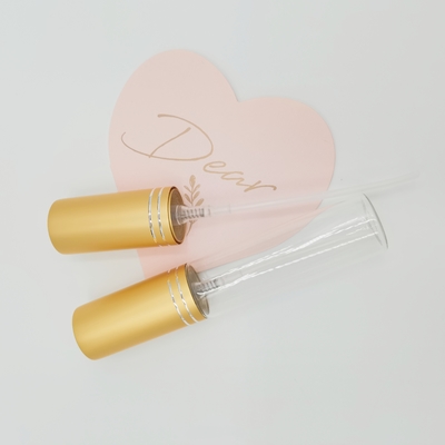 bouteille en verre de tube de 10ml 15ml 20ml 25ml 30ml avec des pulvérisateurs en aluminium de parfum