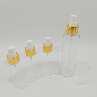 Distributeur de pompe à crème 24/410 PP Couvercle en aluminium brillant doré
