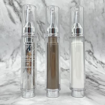 La seringue cosmétique de PETG/ABS/PP forment la bouteille privée d'air de 10ml 15ml