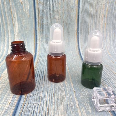 ANIMAL FAMILIER 50ml de 30ml Amber Dropper Bottle Boston autour du criblage en soie d'épaule