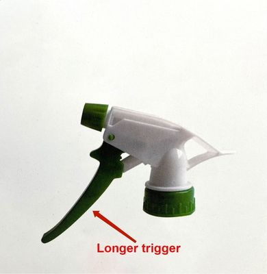 28/400 longue torsion rotatoire 1.0ml ouvert de déclencheur de pulvérisateur de tête en plastique de pompe