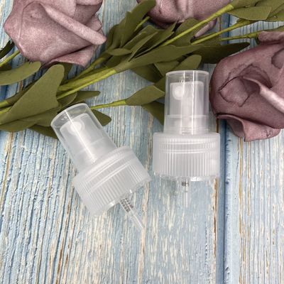 Le pulvérisateur fin transparent de brume pompent 28 410 SS316 à nervures 0.12ML pour le parfum d'ambiance