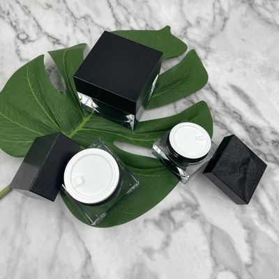 Les pots cosmétiques de Matt Lid 10g ajustent les conteneurs en plastique de maquillage ont métallisé extérieur