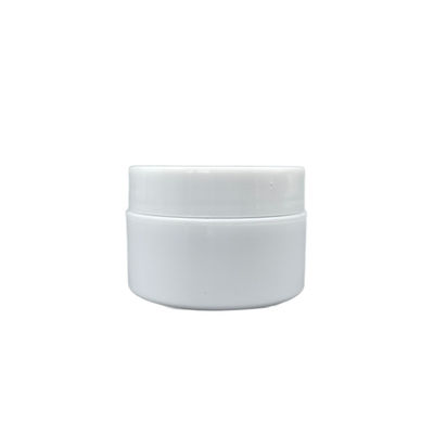 Le voyage a placé les pots cosmétiques en plastique a métallisé les conteneurs vides de crème de visage que 15g a adapté la couleur aux besoins du client