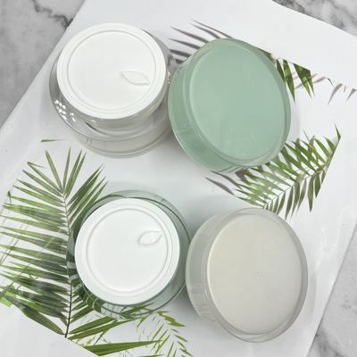 Pot cosmétique 15g 30g 50g autour de crème de visage crème acrylique vide de pot pour des soins de la peau