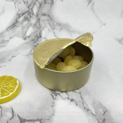 Le métal en aluminium de Tin Jars 250ml de sucrerie met en boîte avec la vis sur des couvercles