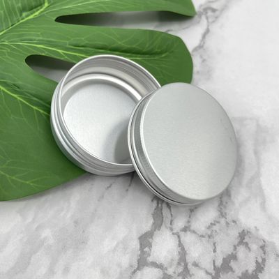 Petit dessus en aluminium de torsion de 60ml 80ml Tin Jars Round Edge Screw pour des cires