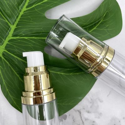 15ml, 30ml, bouteille privée d'air de pompe d'emballage des soins de la peau 50ml