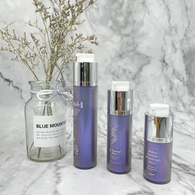 15ml 30ml 50ml pour des soins de la peau autour de bouteille privée d'air de pompe de double mur rotatoire