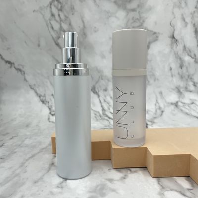 Le rond privé d'air vide de bouteille des soins de la peau 50ml d'ABS/épaulent directement la surface métallisée