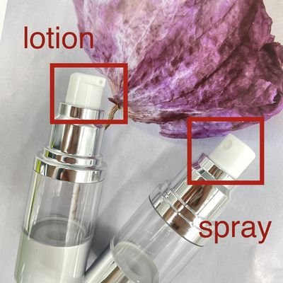 Pulvérisez le déclencheur ou le chapeau en aluminium de déclencheur de lotion épaulent la bouteille privée d'air basse