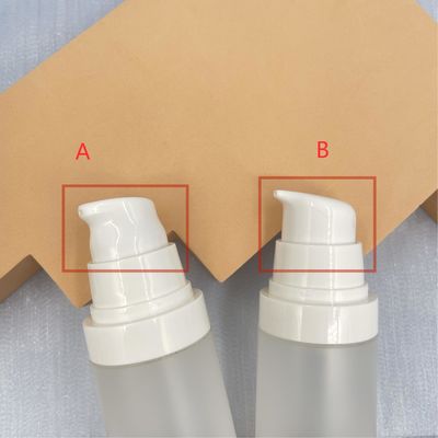 Écran en soie de pp de bouteille de modèle en bois privé d'air transparent de la pompe 30ml 50ml