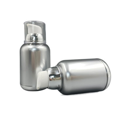 Les bouteilles privées d'air de pompe de la torsion 80ml 100ml nettoient à l'aspirateur la milliseconde Metallized Round Bottom de pp