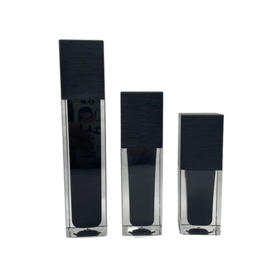 Brosse UV cosmétique Matt Black Acrylic de vis de la bouteille 60ml de pompe de place