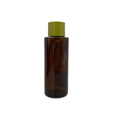 preuve UV de empaquetage cosmétique d'ACP de bouteille ambre de l'ANIMAL FAMILIER 100ml avec la garniture blanche