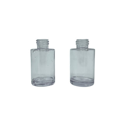 Bouteille cosmétique claire de luxe 30ml portatif de PETG étanche pour la marque à extrémité élevé
