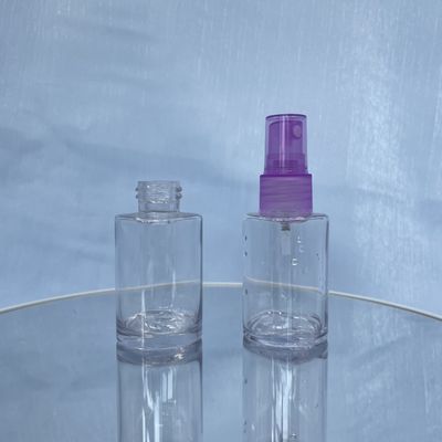Bouteille cosmétique claire de luxe 30ml portatif de PETG étanche pour la marque à extrémité élevé