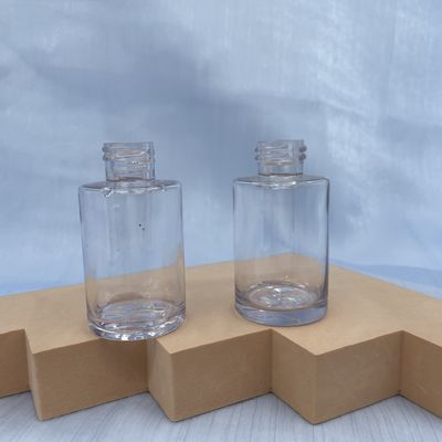 Bouteille cosmétique claire de luxe 30ml portatif de PETG étanche pour la marque à extrémité élevé