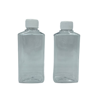 Espace libre carré rechargeable du collutoire 250ml de bouteille de pompe d'ANIMAL FAMILIER avec le chapeau blanc