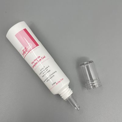 Diamètre vide adapté aux besoins du client 25mm de chapeau d'espace libre des tubes 20ml 40ml de compression de couleur pour le gel d'oeil