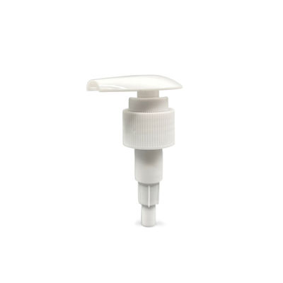 La pompe de distributeur de lotion de la selle pp écrèment 28/410 28/400 dosage 1.6ml à nervures