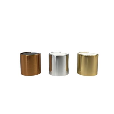 Le dessus en aluminium Flip Cap Top Dispensing Gold 24/410 de disque a métallisé extérieur