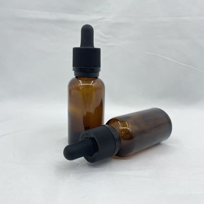 Bourreur opaque d'Amber Glass Cosmetic Bottles Dropper 30ml évident avec Phototaxis