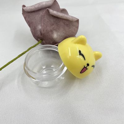 Conception de bande dessinée de la crème 5g Mini Plastic Small Travel Jar picoseconde de bébé